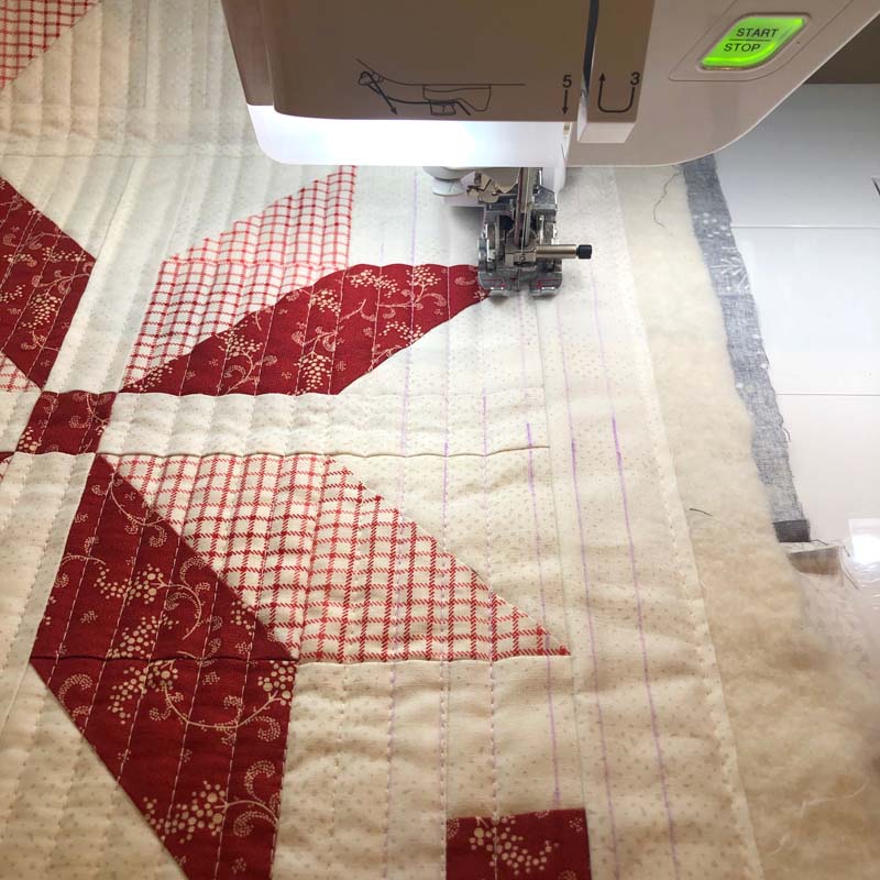 Inspiration for straight line quilting - The Crafty Quilter