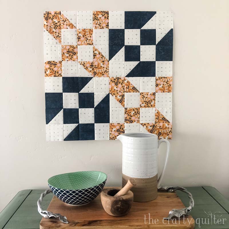 Road to Oklahoma Quilt Block from Fat Quarter Shop