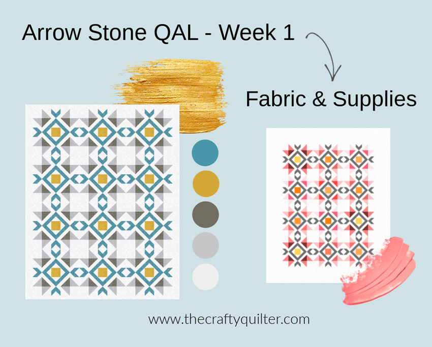 Arrow Stone Quilt Along – Week 1