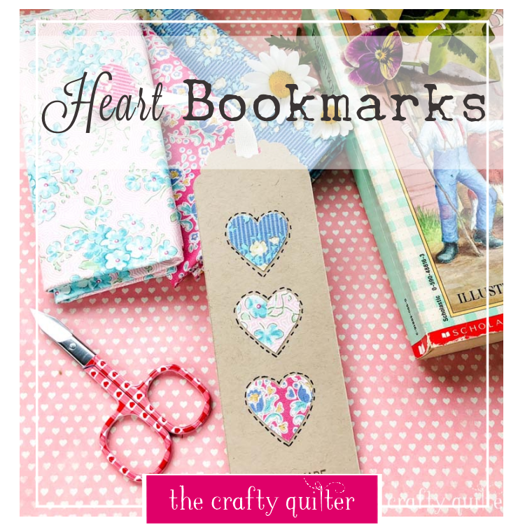 Heart bookmarks and grandkids