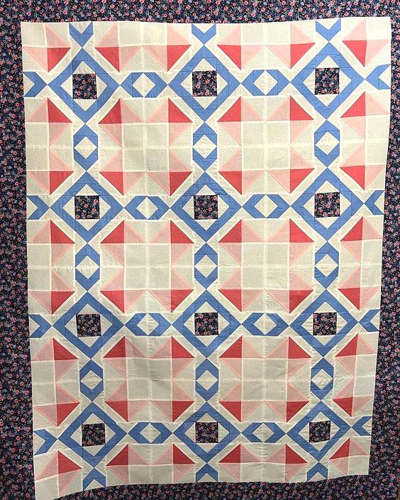 Arrow Stone Quilt made by Joyce. Pattern by The Crafty Quilter Designs.