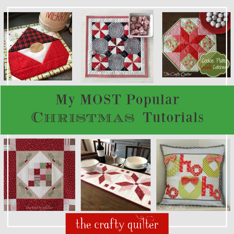 My most popular Christmas sewing & quilting tutorials