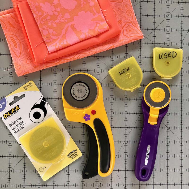 What size rotary cutter is best for quilting? - The Crafty Quilter