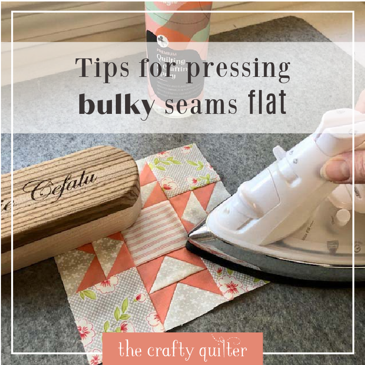 How to press bulky seams flat