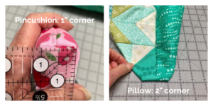 How to box the corners of a cushion or pillow - The Crafty Quilter