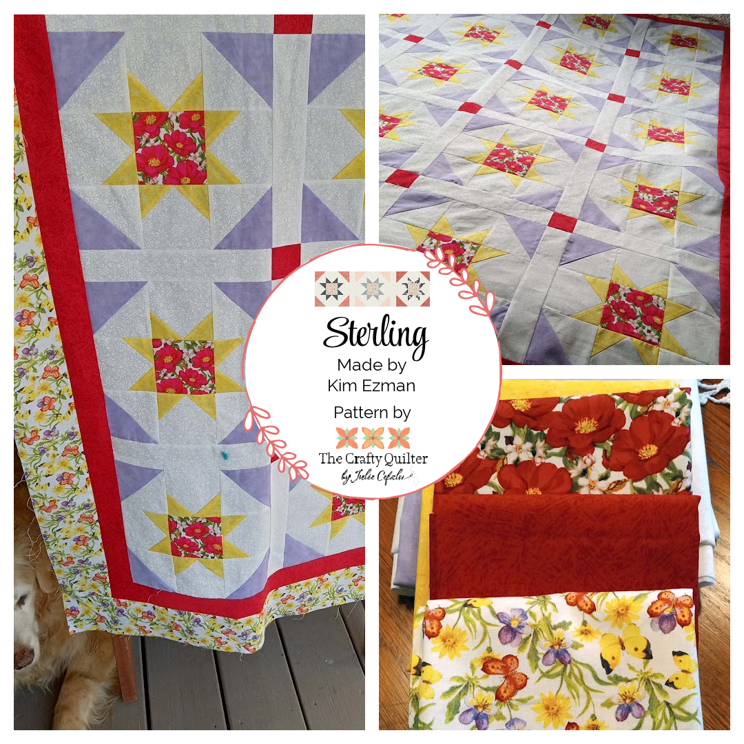 Sterling Quilt made by Kim Ezman, designed by Julie Cefalu @ The Crafty Quilter