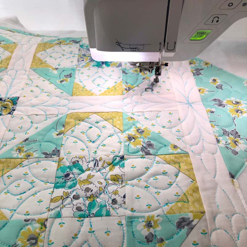 Quilting the Sterling Table Topper