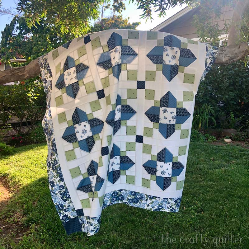 Abby & Katie quilt from Just Two Charm Pack Quilts - The Crafty Quilter