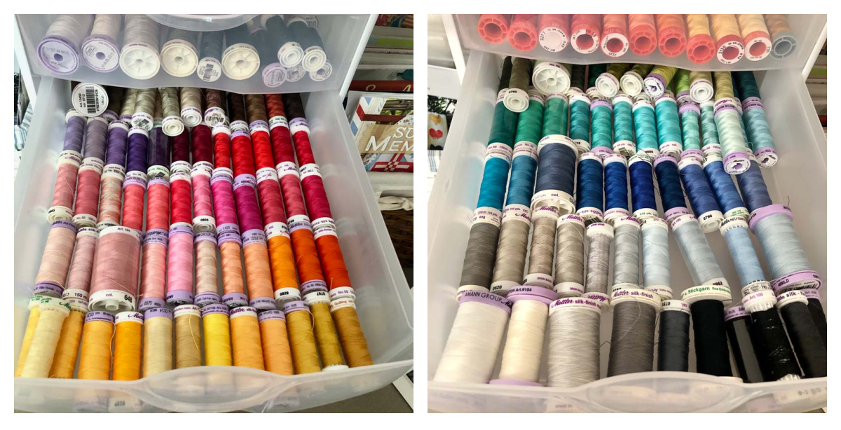 How I store my thread - The Crafty Quilter