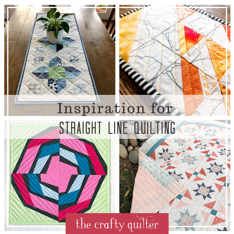 Inspiration for straight line quilting - The Crafty Quilter