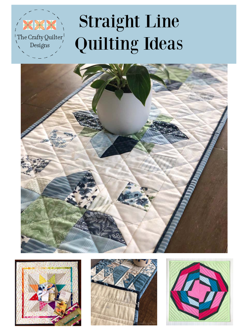 Inspiration for straight line quilting - The Crafty Quilter