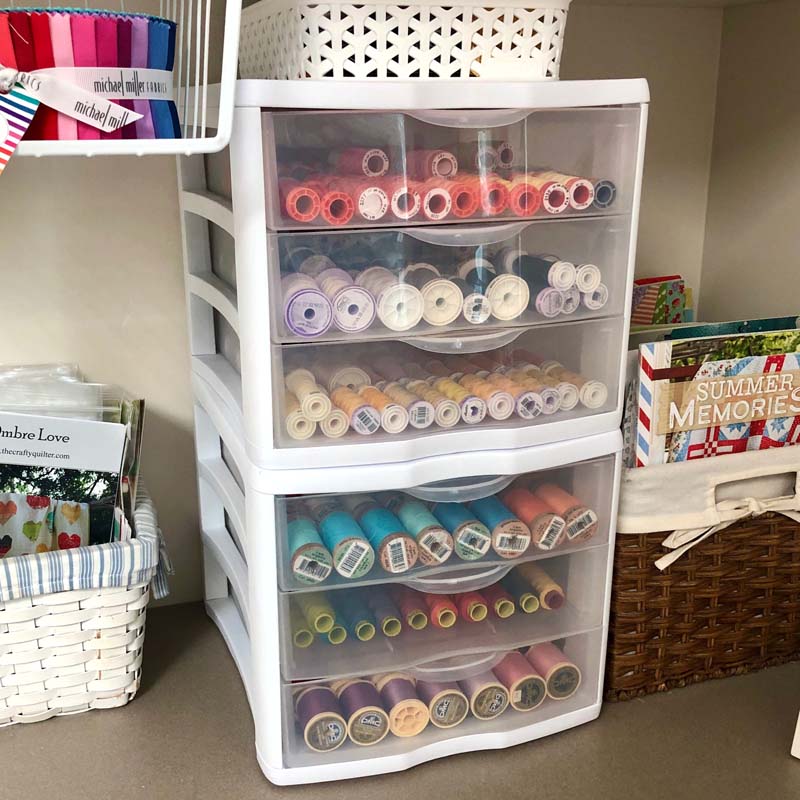 Devoted Quilter: A Quick Tip for Storing Thread