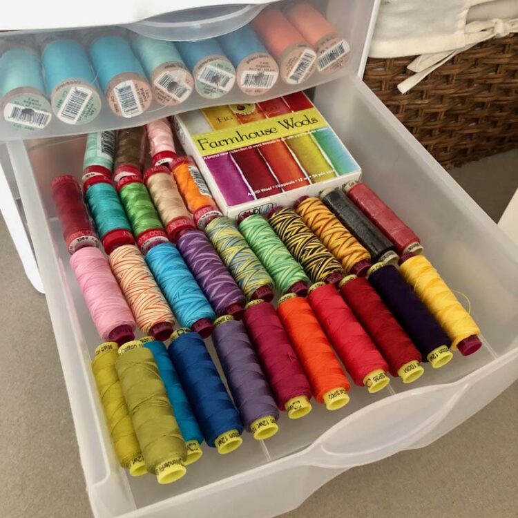 12 wt. thread from Wonderfil and Aurifil