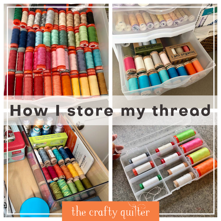 How I store my thread - The Crafty Quilter