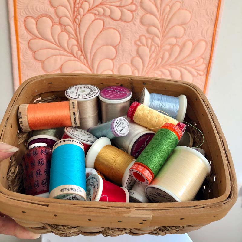 Thread Storage Spindles - safely store and transport your sewing supplies