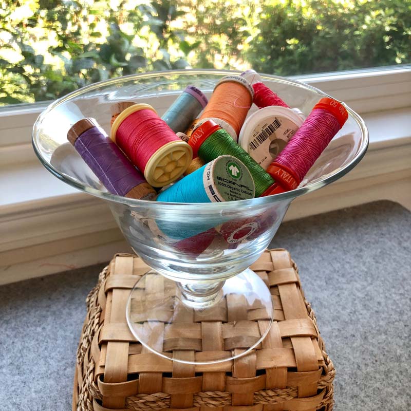 Thread Storage Spindles - safely store and transport your sewing