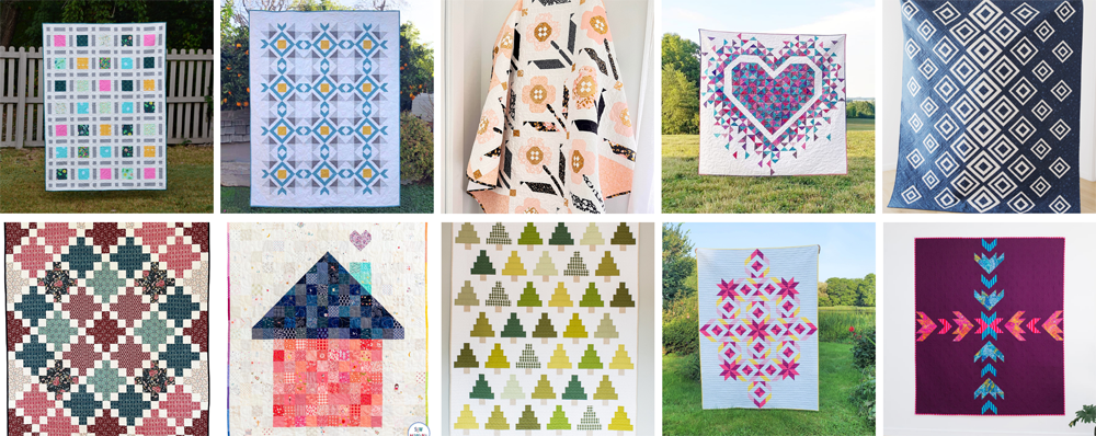 The Bountiful Bundle includes ten quilt patterns and is available 11/22 - 11/27/23.