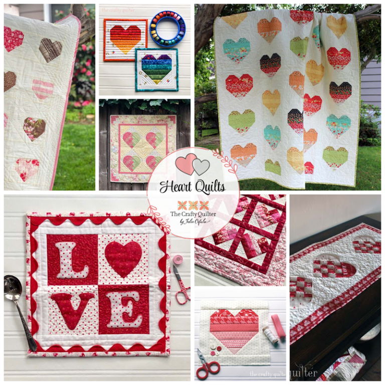 Heart quilts to inspire you