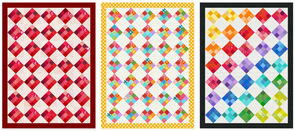 Fabric scraps make beautiful quilts, especially with this free Scrappy Quilt Pattern @ The Crafty Quilter! Use your favorite color combinations.