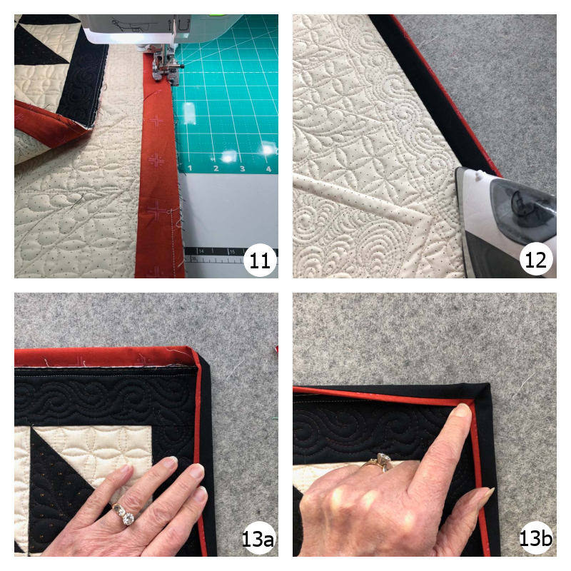 This detailed tutorial on how to make flanged quilt binding has it all including a pdf that you can download for future reference.