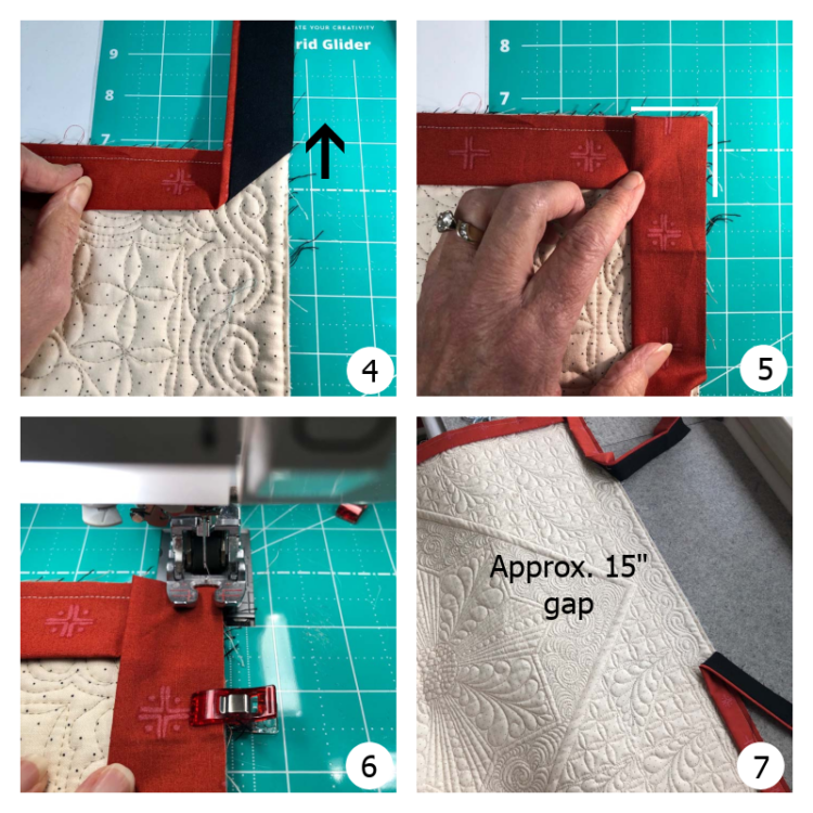 How To Make Flanged Quilt Binding The Crafty Quilter