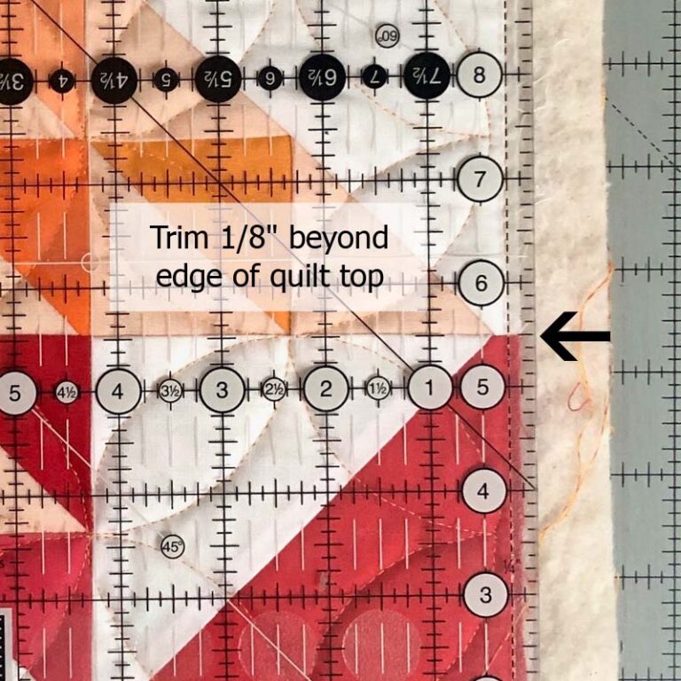 How to make flanged quilt binding The Crafty Quilter