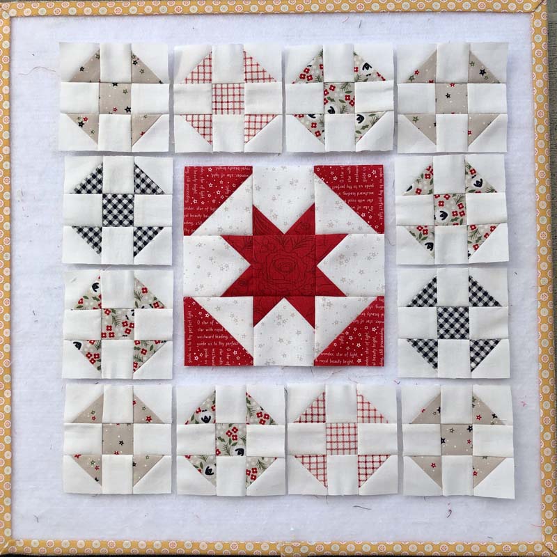 Design boards are great for keeping your piecing in order.