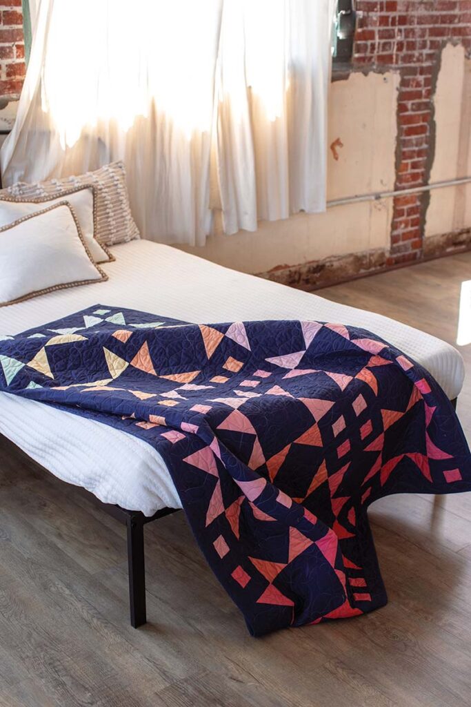 Ombre Stars Quilt by Amber Elliot