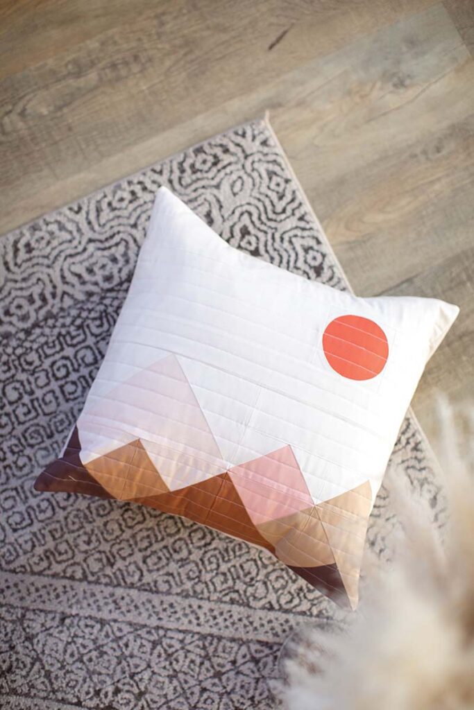 Teton Pillow by Amber Elliot