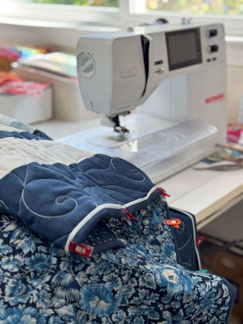 Quilt that is ready for binding.