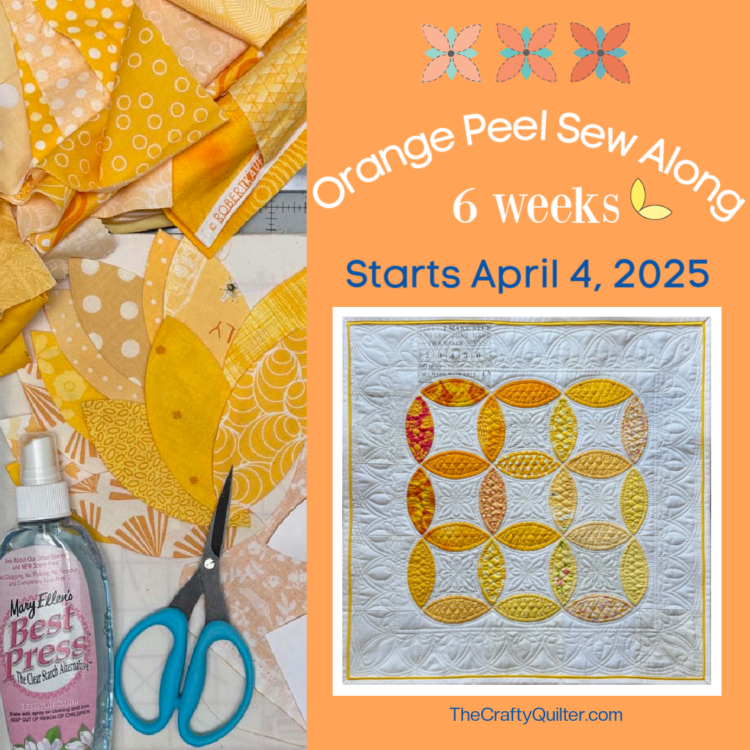 Learn how to make an Orange Peel Quilt with applique