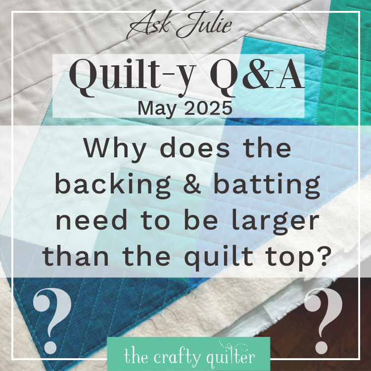 How to determine quilt batting and backing size