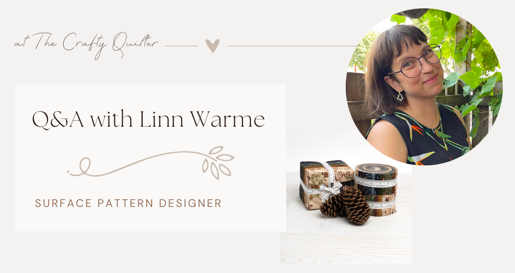 Q&A interview with Linn Warme, and see her new fabric collection Autumn Forest for Moda Fabrics.