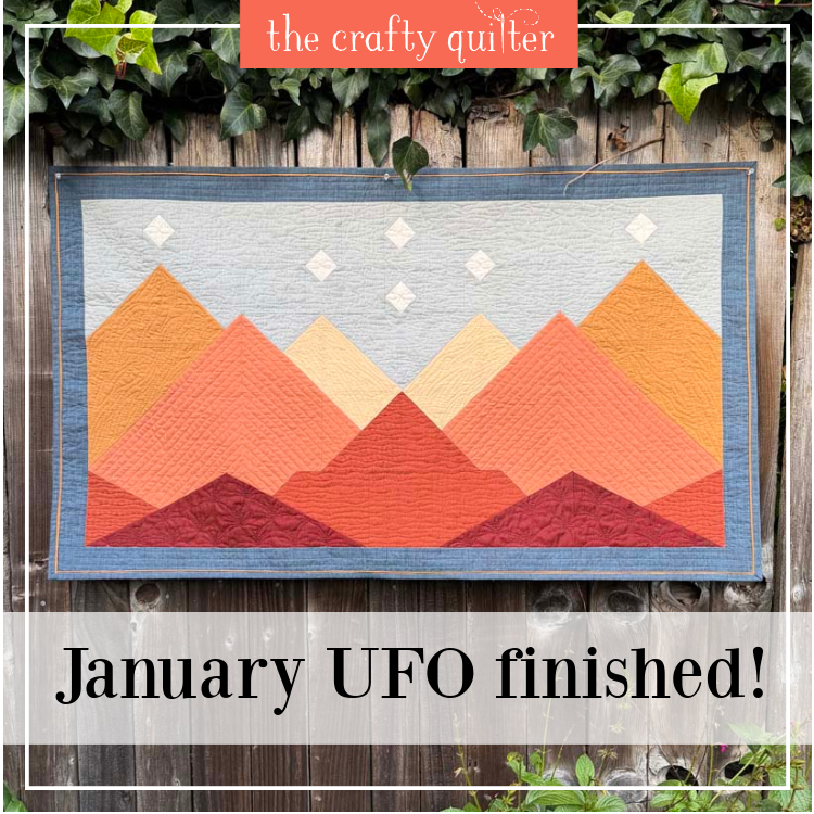 Asteria Wall Hanging, my January UFO finish