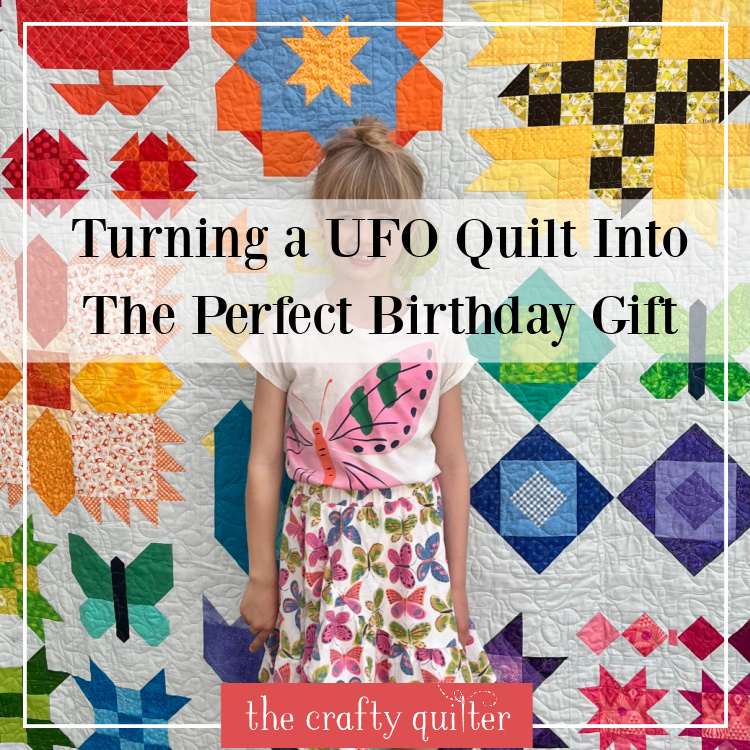 A Quilt, A Birthday and a Bit of Serendipity: A meaningful quilt gift for my granddaughter