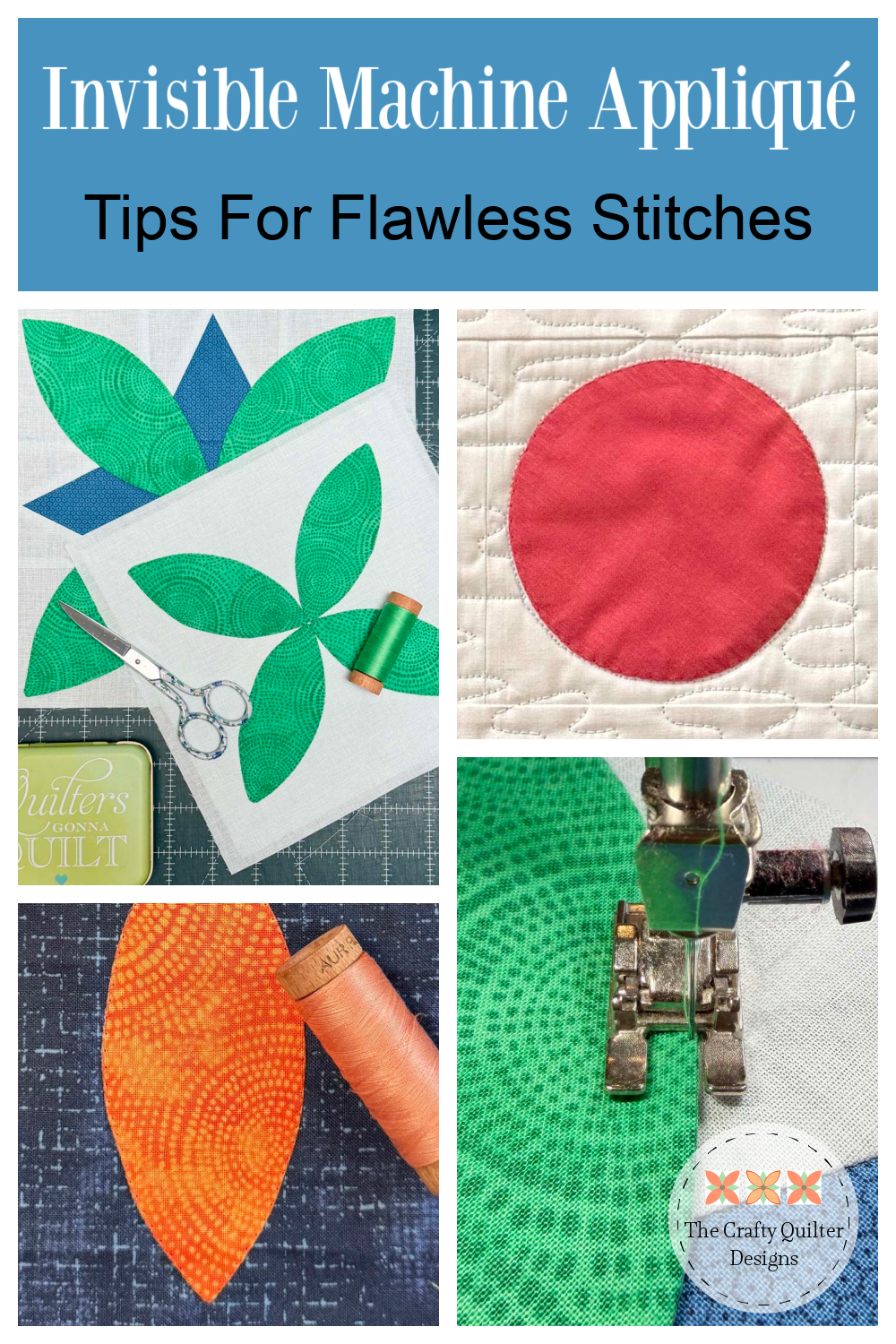 Invisible Machine Appliqué Tips for Perfect Stitches