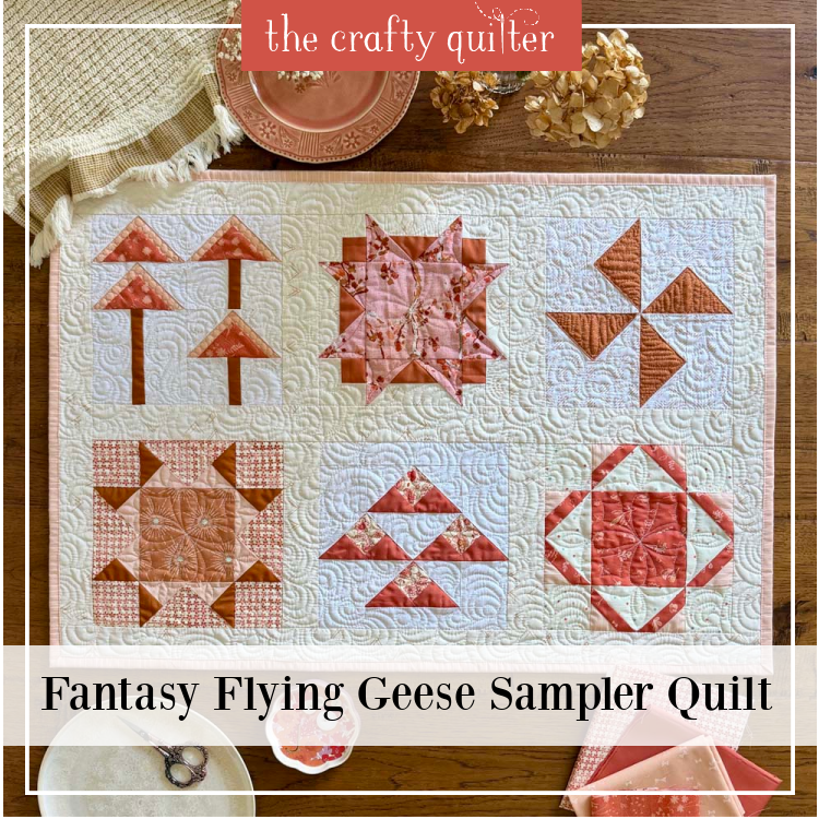Fantasy Flying Geese Sampler Quilt – Free Pattern