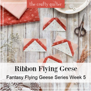 How To Make Ribbon Flying Geese | Fantasy Flying Geese Week 5